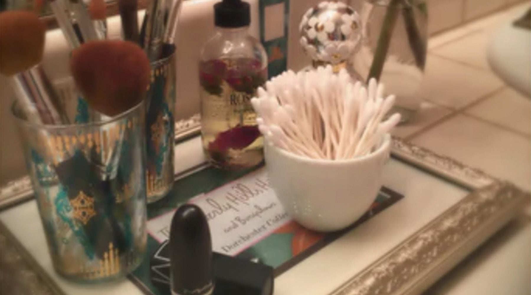 DIY Vanity Tray